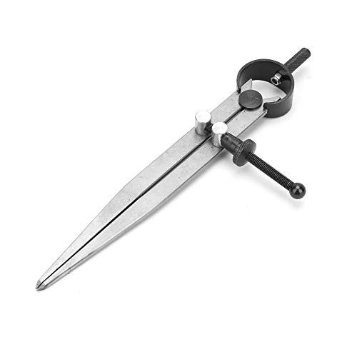 Compás de primavera para cuero, calibrador de acero 150mm de dibujo técnico 2