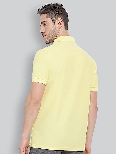 Image of Lux Nitro Mens's Cotton Polo T-Shirt | Half Sleeve Round Neck T-Shirt for Man | Solid Regular Fit
