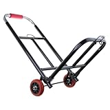 Faltbarer Mehrzweckwagen, Gartenwagen, platzsparend, zusammenklappbar, Bollerwagen mit Stall für alltägliche Aufgaben