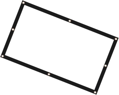 Écran de projection pliable en polyester blanc portable pour rétroprojecteur (lot de 2) - 8