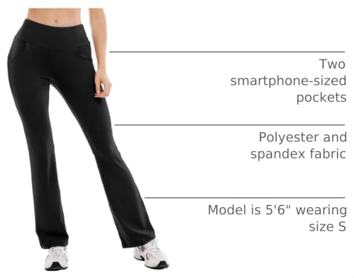Image of Ipletix Flare Leggings for Women Dress Yoga Pants