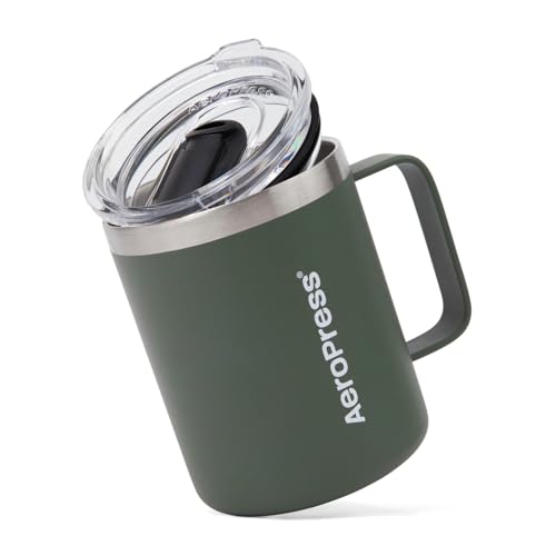 AeroPress 12 oz Vacuum Mug Green