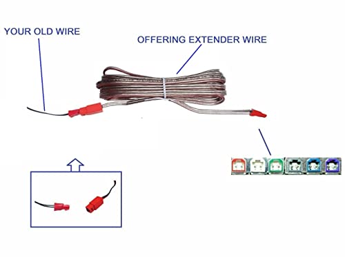 Cable extensor de altavoz home theater compatible con Sony conector rojo gris 6 uds 3
