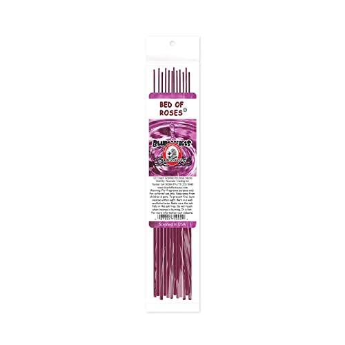 Blunteffects Hand Dipped Incense 3 Packs- Single Scent 36 11" Sticks (300G)- 49 Scents To Choose From (Bed Of Roses) #TOP8