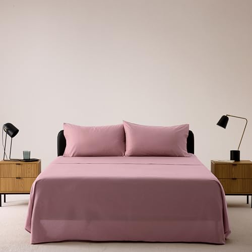 Bassetti Completo Letto Singolo, Cipria, 100% Cotone, 160X280 Cm, Set Lenzuola, Parure, Lavabile In Lavatrice, Lenzuolo Sopra, Lenzuolo Sotto Con Angoli, Federa - 2