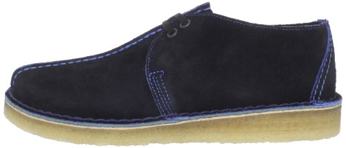 Clarks Desert Trek Oxford Para Hombre, Negro Liso, 45 EU