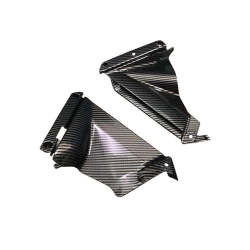 Caches latéraux réservoir ABS carbone pour RS4 125 : carénage moto anti-vibrations