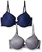 Vassarette Women's Convertible T-Shirt Bra 2 Pack 75760
