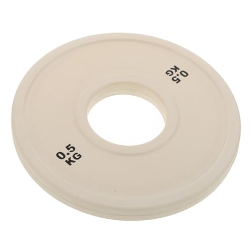 HEMOTON Home Gym Weight Plates Full Rubber Bumper Plates Strength Training Kit