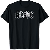 Oficial AC/DC Logo dentado Rock Música Banda Heavy Metal Camiseta