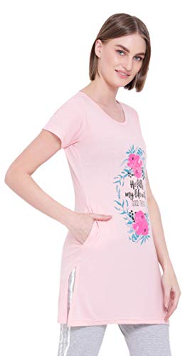 Image of In Love Women's Plus Size Cotton Printed T-Shirt with Pocket - Combo Pack of 2