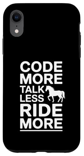 Code More Talk Less Ride More ��n�v���O���}�[ �X�}�z�P�[�X iPhone XR �p