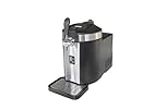 Unold 48975 Bierzapfanlage Franzl - mit Kompressor, Kühlung auf 2-12°C, Füllstandsanzeige, kompatibel für alle gängigen 5l Bierfässer, inkl. 3 CO2-Kartuschen und Adapter für Frische-Fässchen