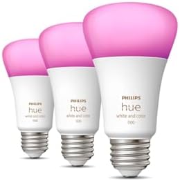 Philips Hue Smart - 3 Pack - 75W A19 LED Bulb - White and Color A...