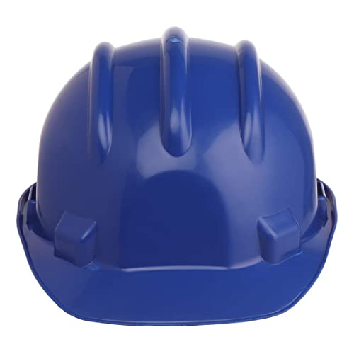 Image of KARAM ISI Certified Plastic Cradle & Rachet Type Adjustment |Safety Helmet for Industrial|Safety Helmet for Men Industrial (PN521)(Lamination Blue)(Pack of 3)