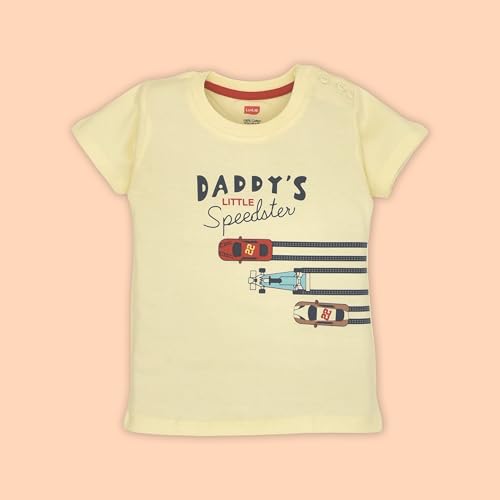 Image of LuvLap Baby Boys Regular Fit 100% Cotton Full Sleeves Boys T-Shirt Set Pack of 3