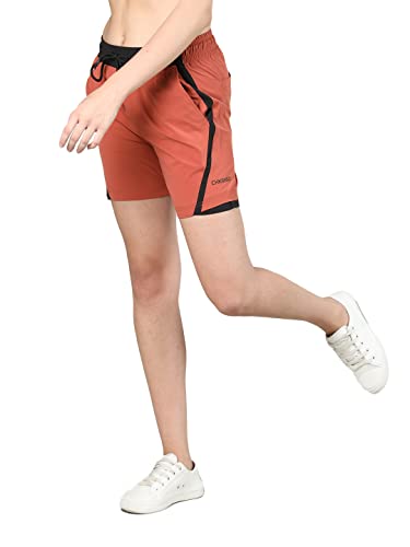 Image of CHKOKKO Summer Basketball Sports Workout Gym Training Wear Shorts for Women