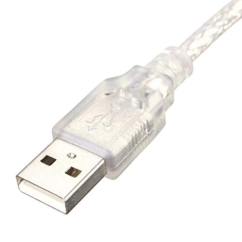 cablecc USB-Stecker auf Firewire IEEE 1394 4-poliger iLink-Stecker, Adapterkabel für Sony DCR-TRV75E DV