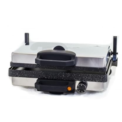 Roland Germany Multigrill Granit, 2000W Kontaktgrill Toaster Brotmaschine, Vielseitiger Grill für Gesunde und Leckere Mahlzeiten