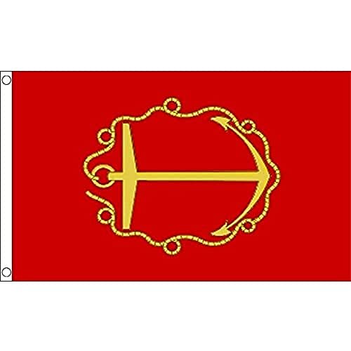 AZ FLAG, Lord High Admiral 17Th Century Flag, 3x5 Ft, 100D Polyester Bristish Historic Banner with Two Metal Grommets