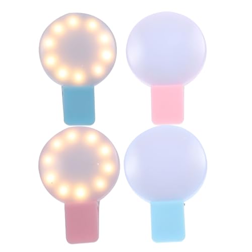 KOMBIUDA 4Pcs Rechargeable Nurse Light USB Clip Purse Light Compact LED for Easy Access Dark for Nurses Portable and Convenient for Handbags and Purses