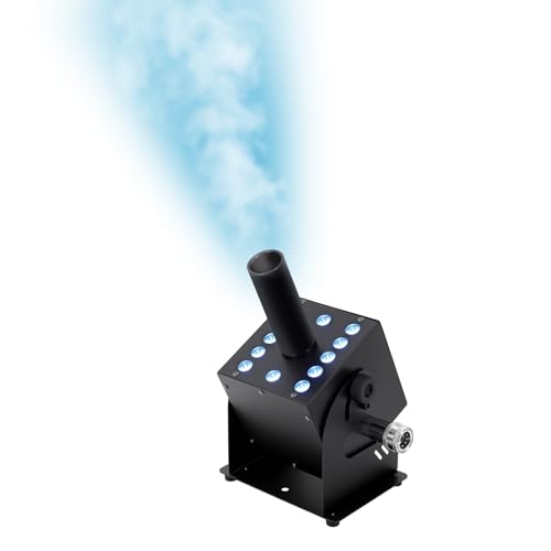 Máquina de humo CO2 260W con luces LED y control DMX