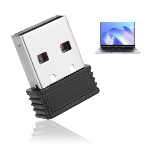 1 Pcs Mouse Jiggler Undetectable Driver-Free Mouse Movement Simulator USBMouse Mover Jiggler NO Software Required No Software Plug-and-Play Prevent Laptop Entering Sleep For Keep Computer Awake(Black)