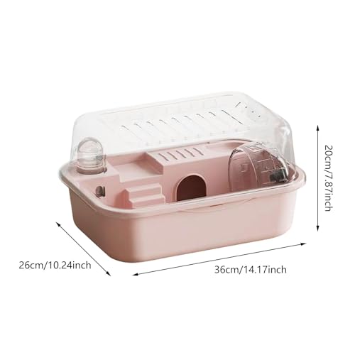 Cage hamster avec couvercle ouvrable pour éviter les fuites de rats