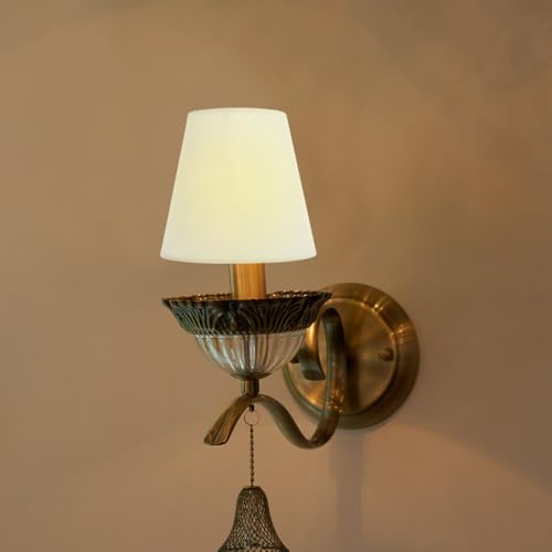 Image of Cabilock Retro Style Macaron Lampshade E14 Socket Small Lampshade for Ceiling Lamp