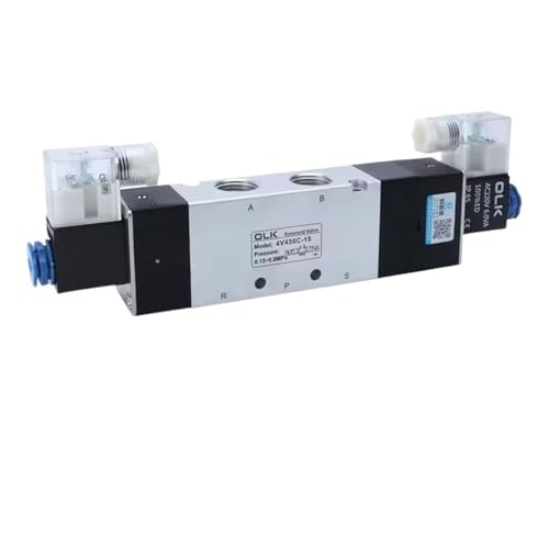 Électrovanne 4V430E-15 évite les chutes de pression pneumatique