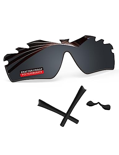 iLikeo PRO+ Polycarbonate Polarized Replacement Lenses for Oakley RadarLock Path Sunglasses - Pitch Black -  iLikeo Direct, FBM-ILIKEO-A047-PITCHBLACK