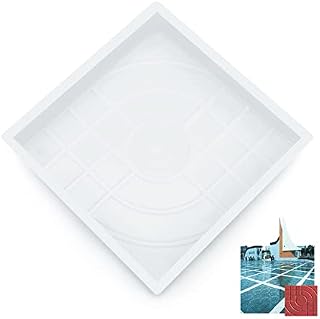 Square Paving Mould, Yetaha 1PC Path Maker Mold, Driveway Paving Brick Patio Concrete Slabs Path Garden Walk Mould, Garden Paving Pavement, Stone Path DIY Walk Path Maker Mold 25 * 25 * 4cm Square