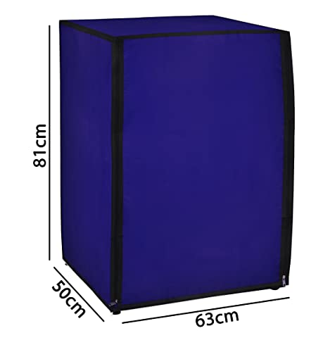 Image of Amazon Brand - Umi. Front Load Washing Machine Cover Suitable for Bosch 5.5 Kg, 6 Kg (50cmsX63cmsX81cms, INK BLUE)