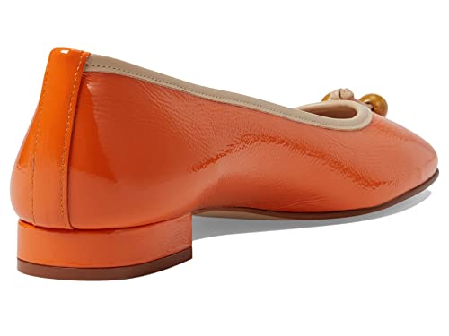 French Sole Rumba - Flats for Women - Leather Lining - Microfiber Footbed - Rubber Outsole - Stacked Heel 5