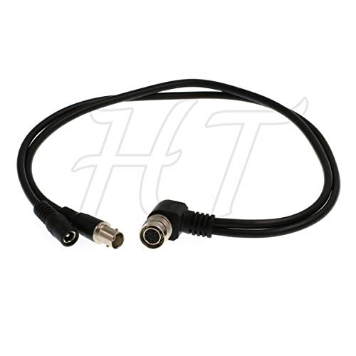 Câble GigE Hirose 12 broches femelle coudé pour liaison SDI vidéo Sony BNC