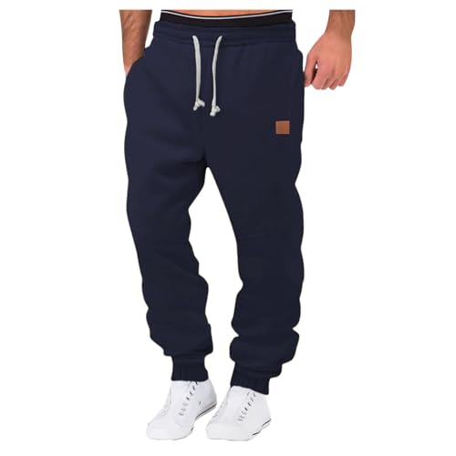 Pantalones de chándal largos para hombre, cintura elástica, pantalones de chándal para hombre, pantalones cargo Harajuku de corte relajado, pantalones de tela para correr, pantalones de trabajo,
