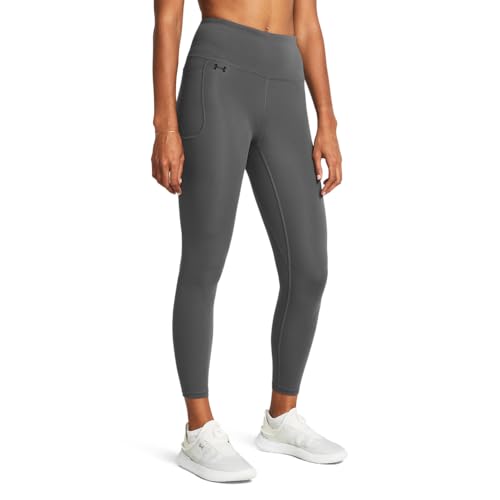 Under Armour Womens Motion Ankle Leggings, (025) Castlerock / / Black, Large
