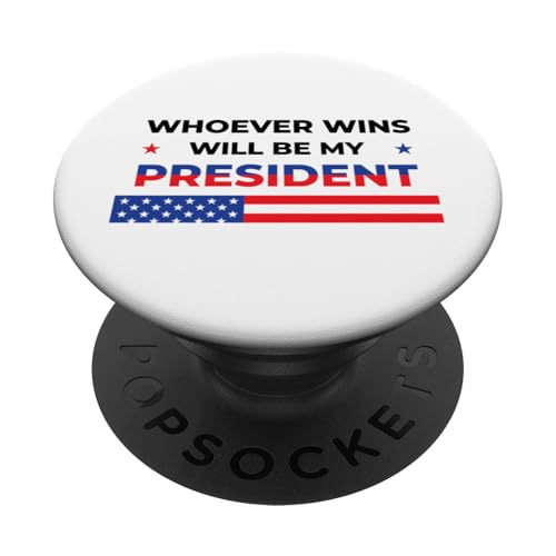 Quien gane será mi humor político neutral presidente PopSockets PopGrip Adhesivo