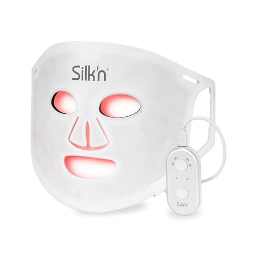 Silk'n LED gezichtsmasker | LED Face Mask voor stralende huid | Huidverzorging met ledlichttechnologie tegen droge huid, rimpels, acne en onzuiverheden | LED-technologie voor huidherstel | Wit