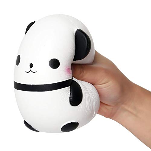 VCOSTORE Jumbo Squishies Panda Egg & Bread Buns Pack , Slow Rising Squishy Soft and Scented Stress Relief Toys for Adults Kids Party Favor - Thumbnail 2