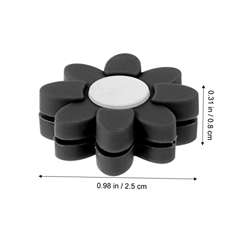 Toddmomy Amortecedor de vibração de raquete de tênis, 5 peças, amortecedor, flor, amortecedor, raque