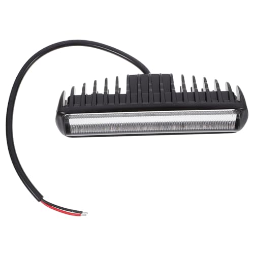 Luz de advertencia roja con barra de luces LED de 30w y plástico resistente DC 12-80v