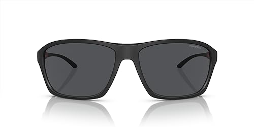 Image of ARNETTE Man Sunglasses Matte Black Frame, Dark Grey Lenses, 63MM