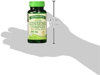Super Ginseng Complex | 60 Capsules | with Royal Jelly | from Ginseng Extract | Non-GMO, Gluten Free Supplement | by Nature's Truth