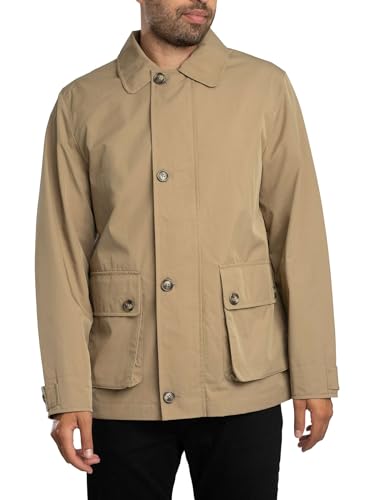 Veste de grange GANT Homme en coton de qualité premium couleur taupe