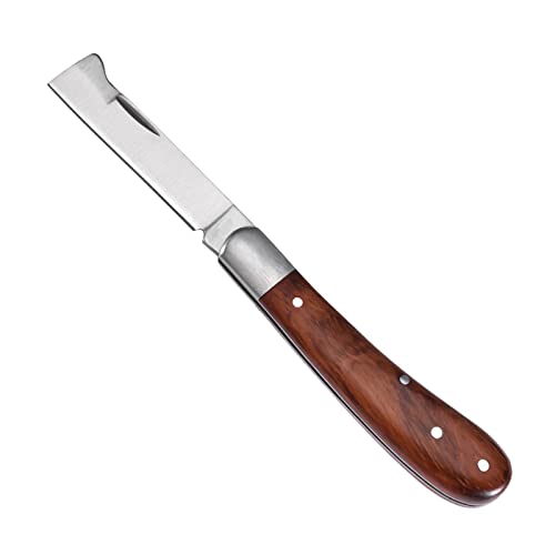 Outdoor Garden Knife Multifunktionale Okuliermesser,Outdoors Professionelles Okuliermesser,Edelstahl Klappgarten Knospungs Messer Zum Pfropfen,Multi Schneidewerkzeug Für Jäten,Pfropfen,1 Stück