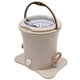 Manual Washing Machine, Portable Foot Operated Non-Electric Dehydrator, Compact Washer Spin Dryer, Manual Draw Cord Dryer for Home, Dorm, Apartment, RV, Travel, Outdoor Use (Light Pink)