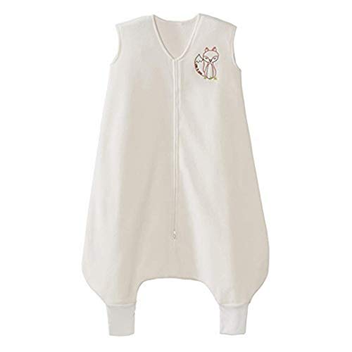 HALO Early Walker Sleepsack Wearable Blanket Micro-Fleece with Fox, Cream, X-Large
