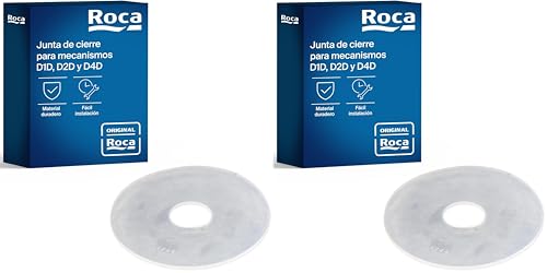 Roca AH0007100R   Kit Junta Plana 16X66.4X (1Un) Recambio   Colleción De Baño   Porcelana   Mecanismos, Colores Surtidos (Paquete de 2)
