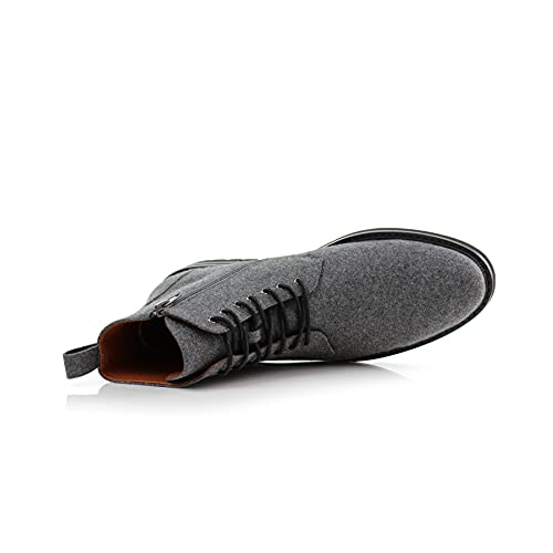 Image of Polar Fox Men's Ankle Dress Boots | Lace-up Casual Fashion Boot Collection | Cap Toe & Plain Toe Styles |